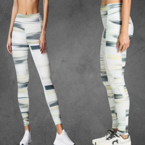 DSG Cold Weather Compression Leggings Wide Waistband Pocket Gym Workout Wear - S - Picture 4 of 10